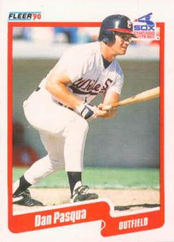#544 Dan Pasqua - Chicago White Sox - 1990 Fleer USA Baseball