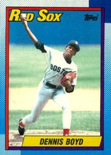 #544 Dennis Boyd - Boston Red Sox - 1990 Topps Baseball