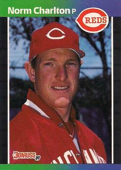 #544 Norm Charlton - Cincinnati Reds - 1989 Donruss Baseball