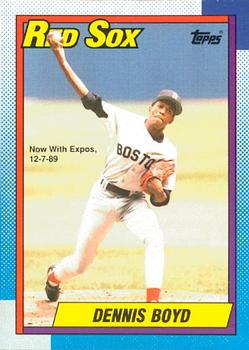 #544 Dennis Boyd - Montreal Expos - 1990 O-Pee-Chee Baseball