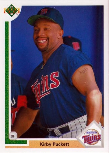 #544 Kirby Puckett - Minnesota Twins - 1991 Upper Deck Baseball