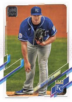 #544 Brad Keller - Kansas City Royals - 2021 Topps Baseball