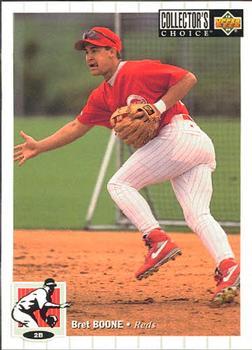 #544 Bret Boone - Cincinnati Reds - 1994 Collector's Choice Baseball