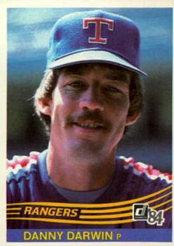 #544 Danny Darwin - Texas Rangers - 1984 Donruss Baseball