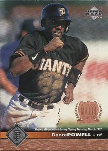 #544 Dante Powell - San Francisco Giants - 1997 Upper Deck Baseball
