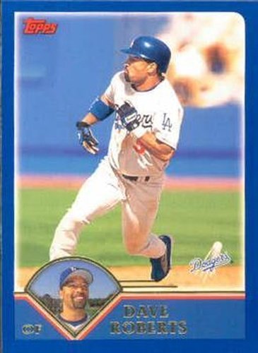 #544 Dave Roberts - Los Angeles Dodgers - 2003 Topps Baseball