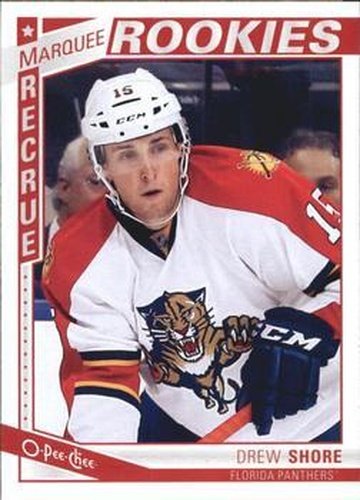 #544 Drew Shore - Florida Panthers - 2013-14 O-Pee-Chee Hockey