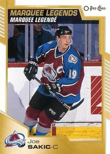 #544 Joe Sakic - Colorado Avalanche - 2020-21 O-Pee-Chee Hockey