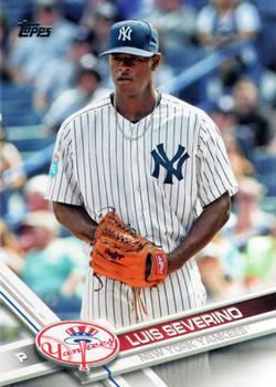 #544 Luis Severino - New York Yankees - 2017 Topps Baseball
