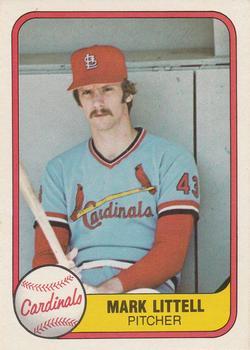#544 Mark Littell - St. Louis Cardinals - 1981 Fleer Baseball