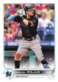 #544 Miguel Rojas - Miami Marlins - 2022 Topps Baseball