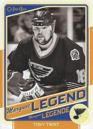 #544 Tony Twist - St. Louis Blues - 2012-13 O-Pee-Chee Hockey