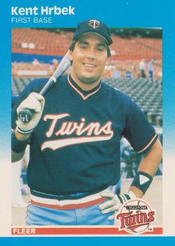 #544 Kent Hrbek - Minnesota Twins - 1987 Fleer Baseball