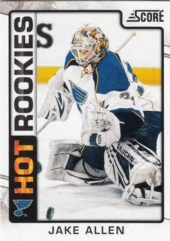 #544 Jake Allen - St. Louis Blues - 2012-13 Score Hockey