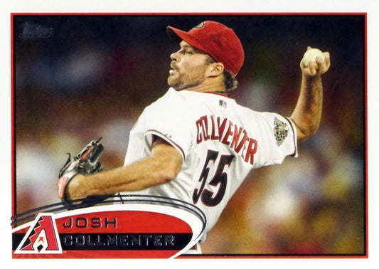 #544 Josh Collmenter - Arizona Diamondbacks - 2012 Topps Baseball