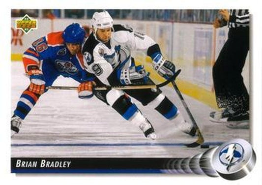 #544 Brian Bradley - Tampa Bay Lightning - 1992-93 Upper Deck Hockey