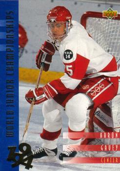 #545 Aaron Gavey - Canada - 1993-94 Upper Deck Hockey