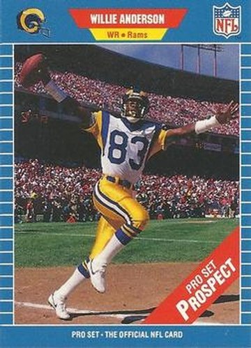 #545 Flipper Anderson - Los Angeles Rams - 1989 Pro Set Football