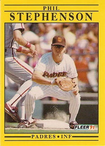 #545 Phil Stephenson - San Diego Padres - 1991 Fleer Baseball