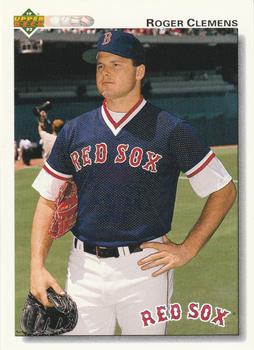 #545 Roger Clemens - Boston Red Sox - 1992 Upper Deck Baseball