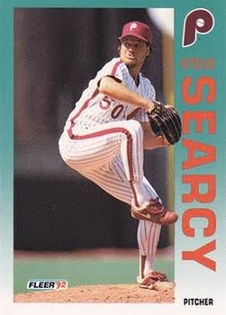 #545 Steve Searcy - Philadelphia Phillies - 1992 Fleer Baseball