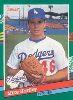 #545 Mike Hartley - Los Angeles Dodgers - 1991 Donruss Baseball