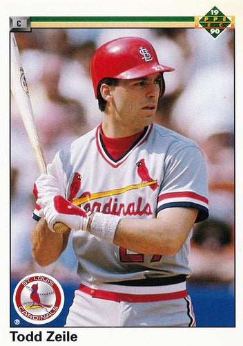 #545 Todd Zeile - St. Louis Cardinals - 1990 Upper Deck Baseball