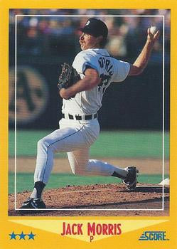 #545 Jack Morris - Detroit Tigers - 1988 Score Baseball