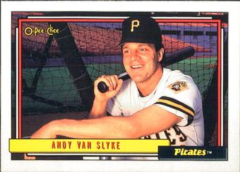 #545 Andy Van Slyke - Pittsburgh Pirates - 1992 O-Pee-Chee Baseball