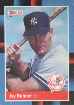 #545 Jay Buhner - New York Yankees - 1988 Donruss Baseball