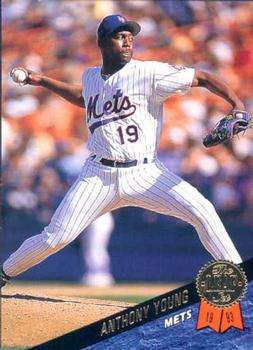 #545 Anthony Young - New York Mets - 1993 Leaf Baseball