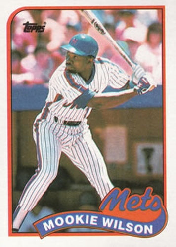 #545 Mookie Wilson - New York Mets - 1989 Topps Baseball