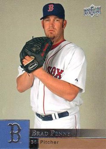 #545 Brad Penny - Boston Red Sox - 2009 Upper Deck Baseball
