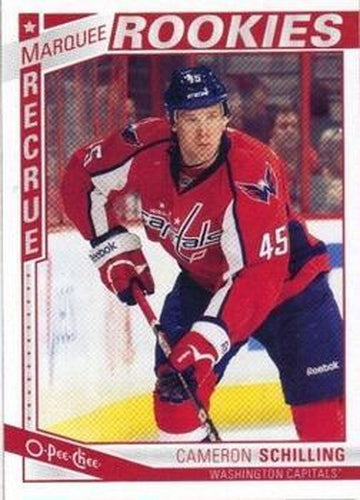 #545 Cameron Schilling - Washington Capitals - 2013-14 O-Pee-Chee Hockey