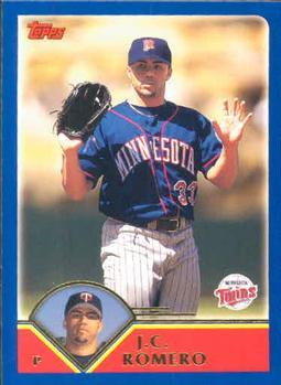 #545 J.C. Romero - Minnesota Twins - 2003 Topps Baseball