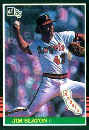 #545 Jim Slaton - California Angels - 1985 Donruss Baseball
