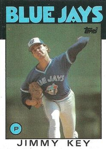#545 Jimmy Key - Toronto Blue Jays - 1986 Topps Baseball