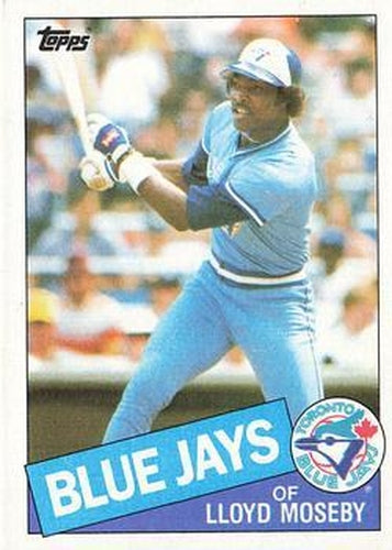 #545 Lloyd Moseby - Toronto Blue Jays - 1985 Topps Baseball