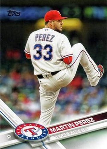 #545 Martin Perez - Texas Rangers - 2017 Topps Baseball