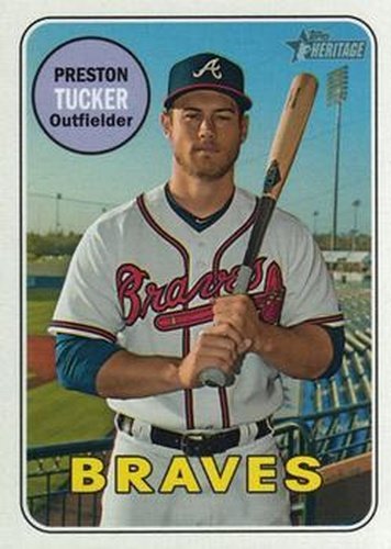 #545 Preston Tucker - Atlanta Braves - 2018 Topps Heritage Baseball