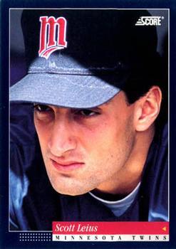 #545 Scott Leius - Minnesota Twins -1994 Score Baseball