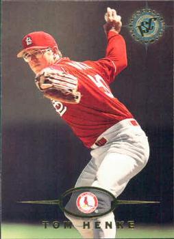 #545 Tom Henke - St. Louis Cardinals - 1995 Stadium Club Baseball