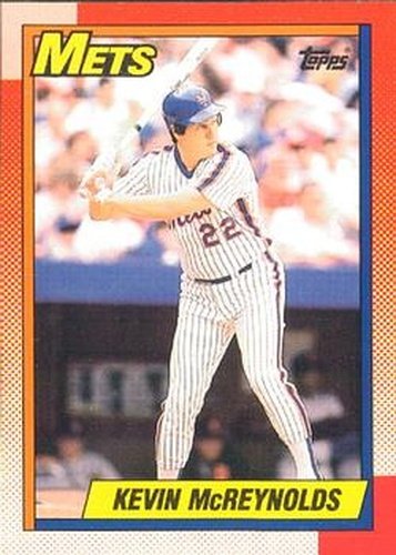 #545 Kevin McReynolds - New York Mets - 1990 O-Pee-Chee Baseball