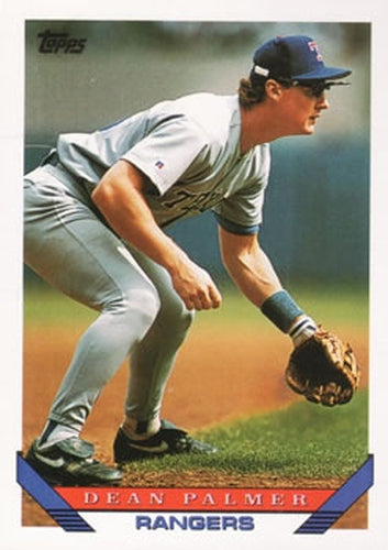 #545 Dean Palmer - Texas Rangers - 1993 Topps Baseball
