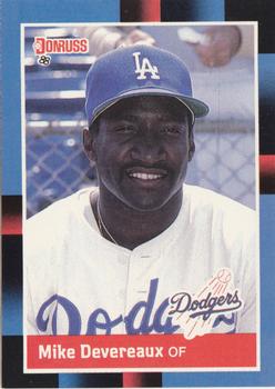 #546 Mike Devereaux - Los Angeles Dodgers - 1988 Donruss Baseball