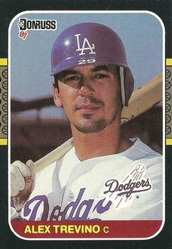 #546 Alex Trevino - Los Angeles Dodgers - 1987 Donruss Baseball