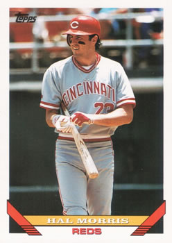 #546 Hal Morris - Cincinnati Reds - 1993 Topps Baseball