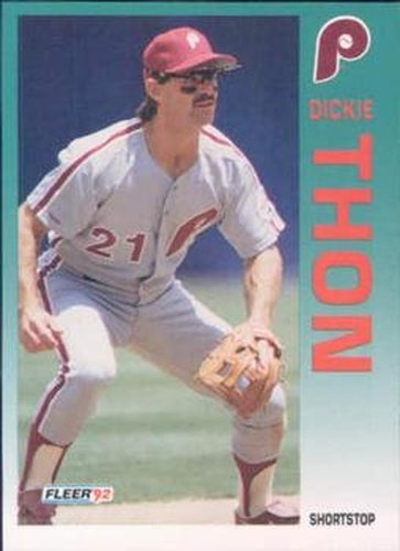 #546 Dickie Thon - Philadelphia Phillies - 1992 Fleer Baseball