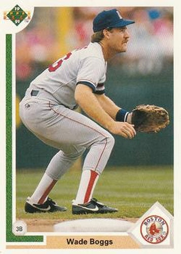#546 Wade Boggs - Boston Red Sox - 1991 Upper Deck Baseball