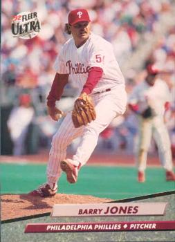 #546 Barry Jones - Philadelphia Phillies - 1992 Ultra Baseball
